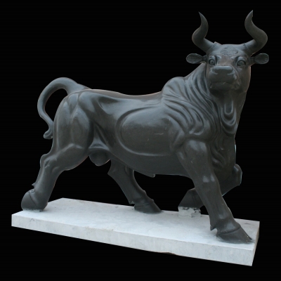 Marble Cow statue