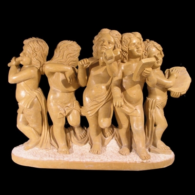 Yellow Stone Children Statues