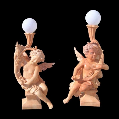 Marble Children Sculptures